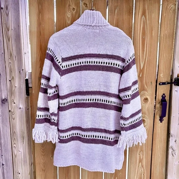 JACK by BB Dakota Fringe Theory Cardigan in Oatmeal - Picture 2 of 13